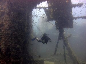 diver-at-king-cruiser-wreck